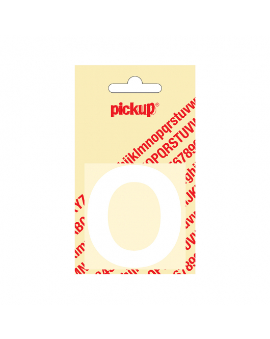 PLAKLETTER HELVETICA 60 MM WIT O