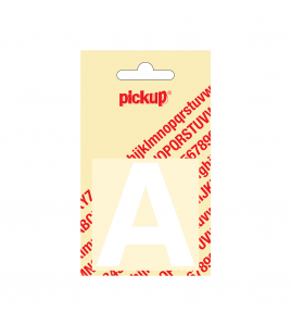 PLAKLETTER HELVETICA 60 MM WIT A