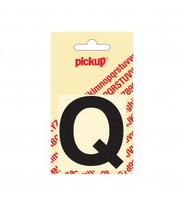 PLAKLETTER HELVETICA 60 MM ZWART Q