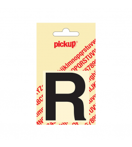 PLAKLETTER HELVETICA 60 MM ZWART R