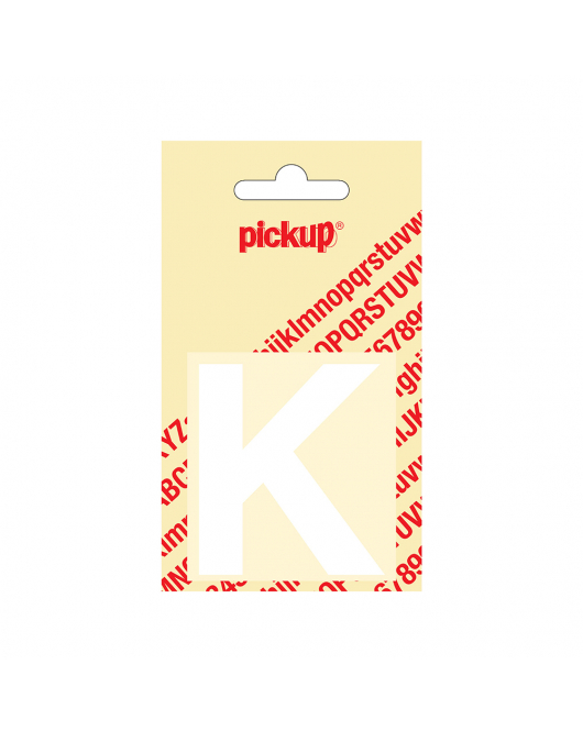 PLAKLETTER HELVETICA 60 MM WIT K
