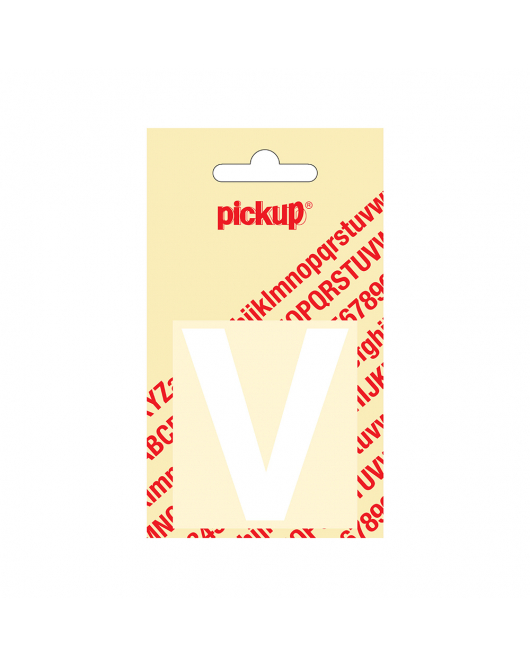 PLAKLETTER HELVETICA 60 MM WIT V