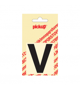 PLAKLETTER HELVETICA 60 MM ZWART V