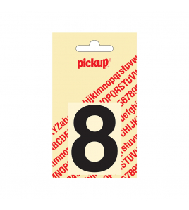 PLAKCIJFER HELVETICA 60 MM ZWART 8