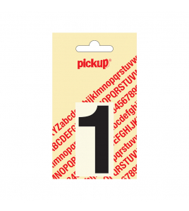 PLAKCIJFER HELVETICA 60 MM ZWART 1