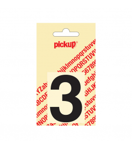 PLAKCIJFER HELVETICA 60 MM ZWART 3