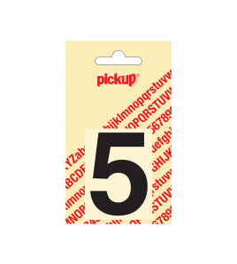 PLAKCIJFER HELVETICA 60 MM ZWART 5