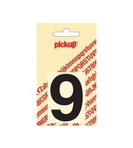 PLAKCIJFER HELVETICA 60 MM ZWART 9