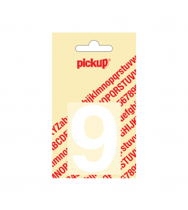 PLAKCIJFER HELVETICA 60 MM WIT 9