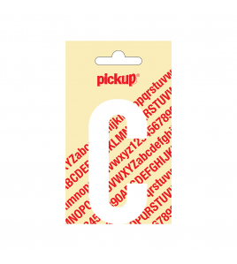 PLAKLETTER NOBEL 90 MM WIT C