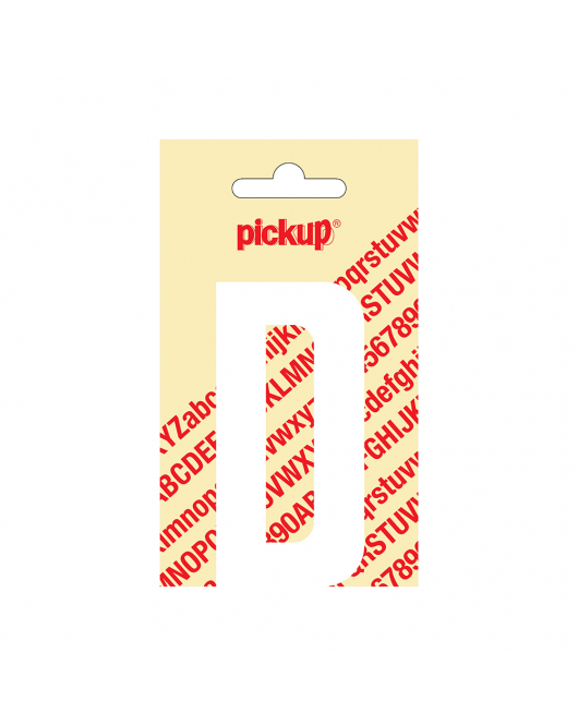 PLAKLETTER NOBEL 90 MM WIT D