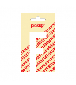 PLAKLETTER NOBEL 90 MM WIT F