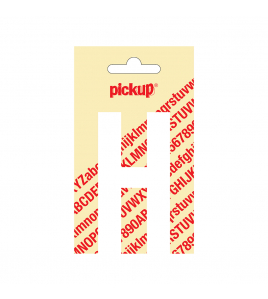 PLAKLETTER NOBEL 90 MM WIT H