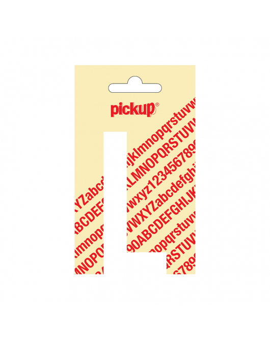 PLAKLETTER NOBEL 90 MM WIT L