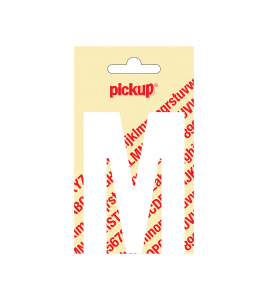 PLAKLETTER NOBEL 90 MM WIT M