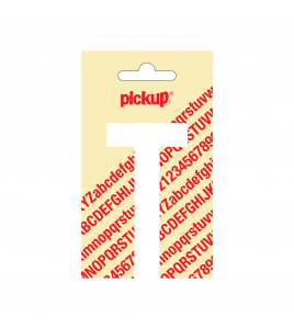 PLAKLETTER NOBEL 90 MM WIT T