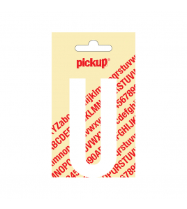 PLAKLETTER NOBEL 90 MM WIT U