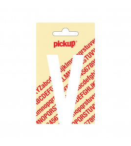 PLAKLETTER NOBEL 90 MM WIT V