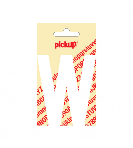 PLAKLETTER NOBEL 90 MM WIT W