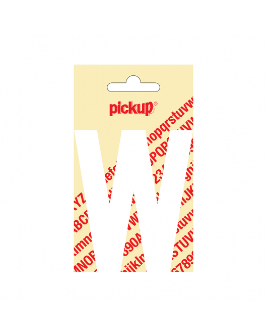 PLAKLETTER NOBEL 90 MM WIT W