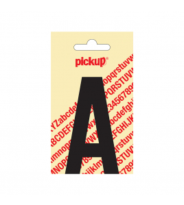 PLAKLETTER NOBEL 90 MM ZWART A