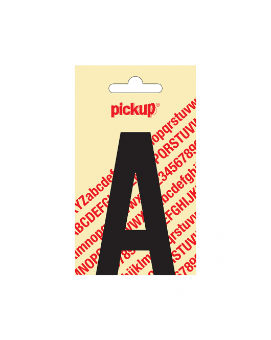 PLAKLETTER NOBEL 90 MM ZWART A