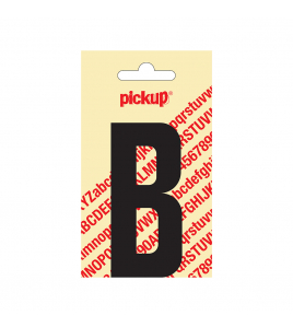 PLAKLETTER NOBEL 90 MM ZWART B