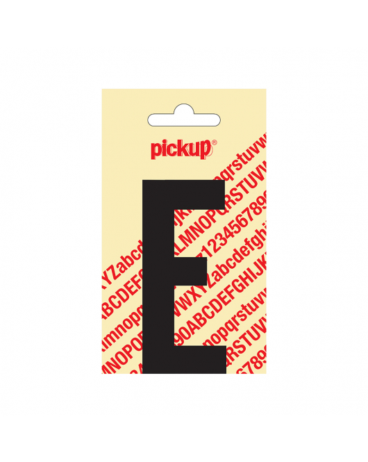 PLAKLETTER NOBEL 90 MM ZWART E