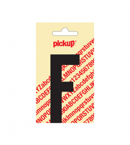 PLAKLETTER NOBEL 90 MM ZWART F