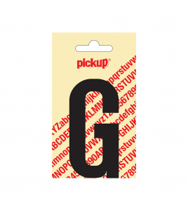 PLAKLETTER NOBEL 90 MM ZWART G