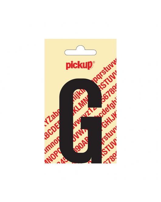 PLAKLETTER NOBEL 90 MM ZWART G
