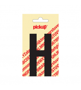 PLAKLETTER NOBEL 90 MM ZWART H