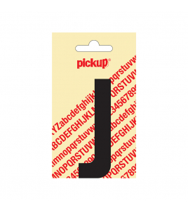 PLAKLETTER NOBEL 90 MM ZWART J