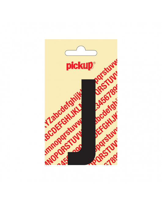 PLAKLETTER NOBEL 90 MM ZWART J