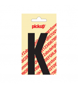 PLAKLETTER NOBEL 90 MM ZWART K