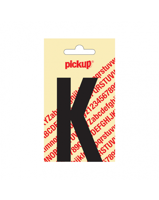 PLAKLETTER NOBEL 90 MM ZWART K