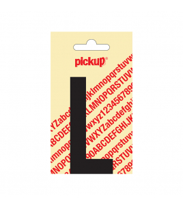 PLAKLETTER NOBEL 90 MM ZWART L