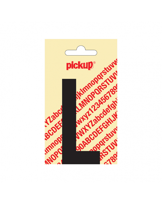 PLAKLETTER NOBEL 90 MM ZWART L