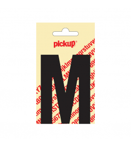 PLAKLETTER NOBEL 90 MM ZWART M