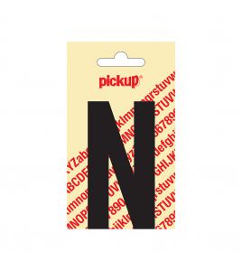 PLAKLETTER NOBEL 90 MM ZWART N