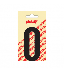 PLAKLETTER NOBEL 90 MM ZWART O