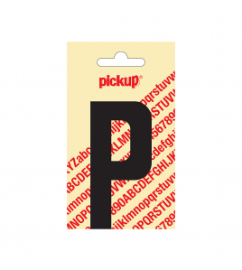 PLAKLETTER NOBEL 90 MM ZWART P