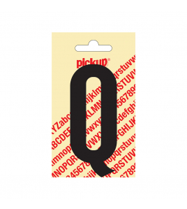 PLAKLETTER NOBEL 90 MM ZWART Q