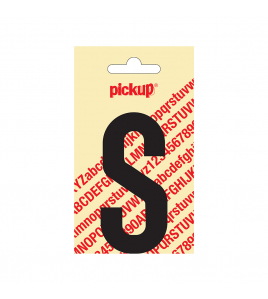 PLAKLETTER NOBEL 90 MM ZWART S