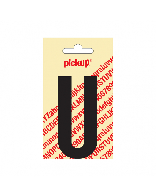 PLAKLETTER NOBEL 90 MM ZWART U