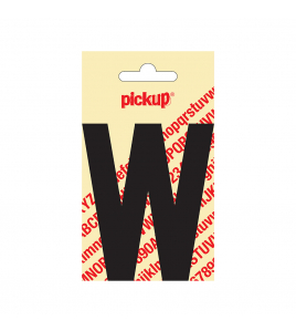 PLAKLETTER NOBEL 90 MM ZWART W