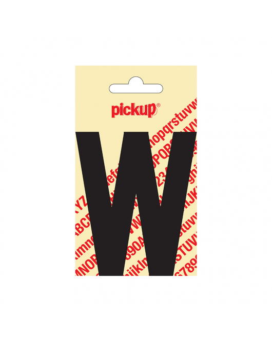 PLAKLETTER NOBEL 90 MM ZWART W
