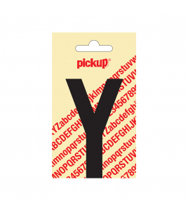 PLAKLETTER NOBEL 90 MM ZWART Y