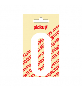 PLAKCIJFER NOBEL 90 MM WIT 0