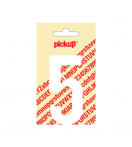 PLAKCIJFER NOBEL 90 MM WIT 5